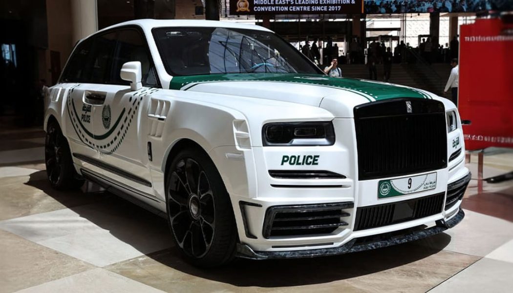 Dubai Police Adds Bespoke MANSORY-Tuned Rolls-Royce Cullinan to Patrol Fleet