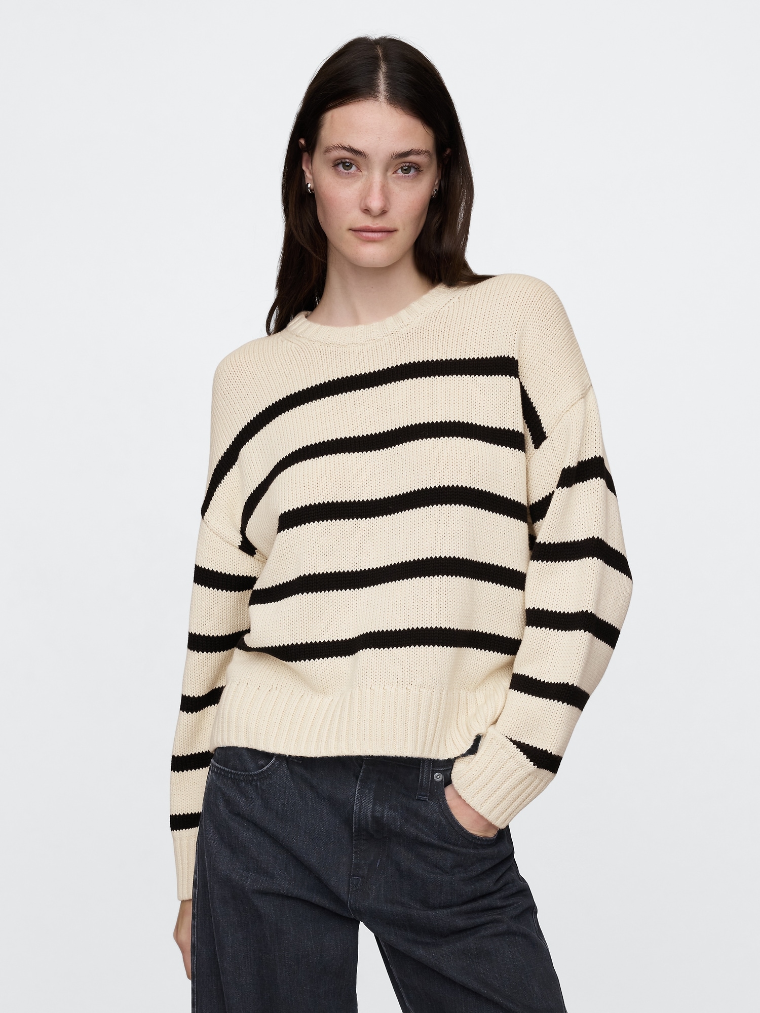 Gap, 100% Cotton Relaxed Sweater