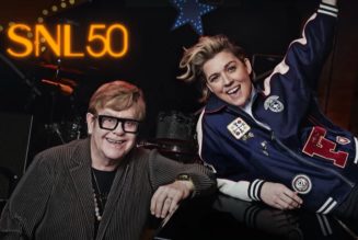 Elton John and Brandi Carlile team up for rocking SNL performance