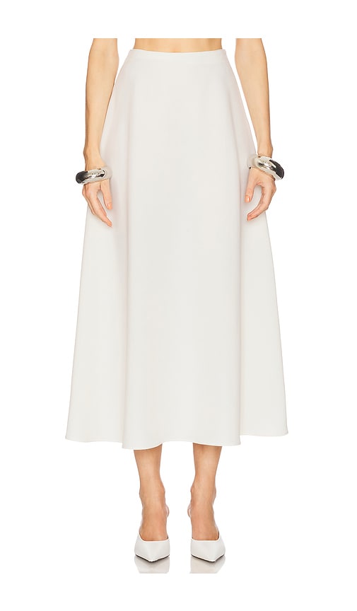 The Heavy Crepe Midi Skirt