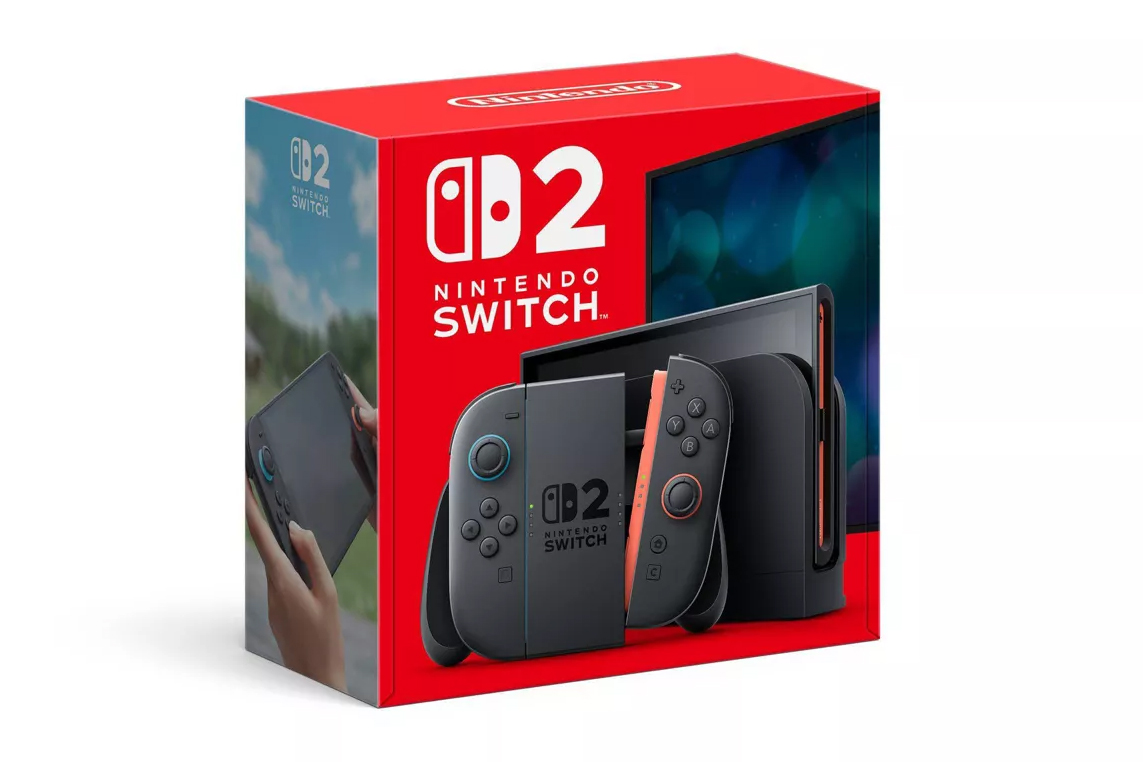An isolated image of the Nintendo Switch 2 box art on a white background.