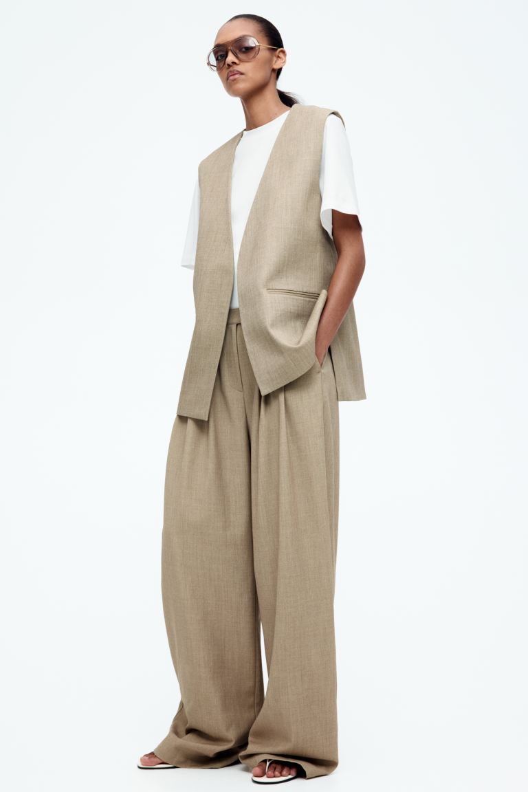 Pleat-Front Trousers