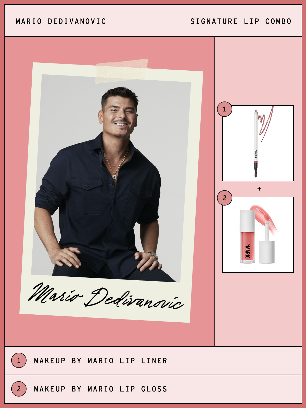 Mario Dedivanovic's lip combo.