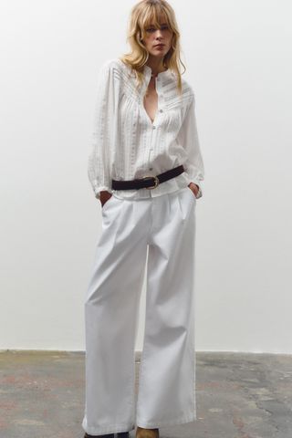 Romantic Ladder Stitch Blouse