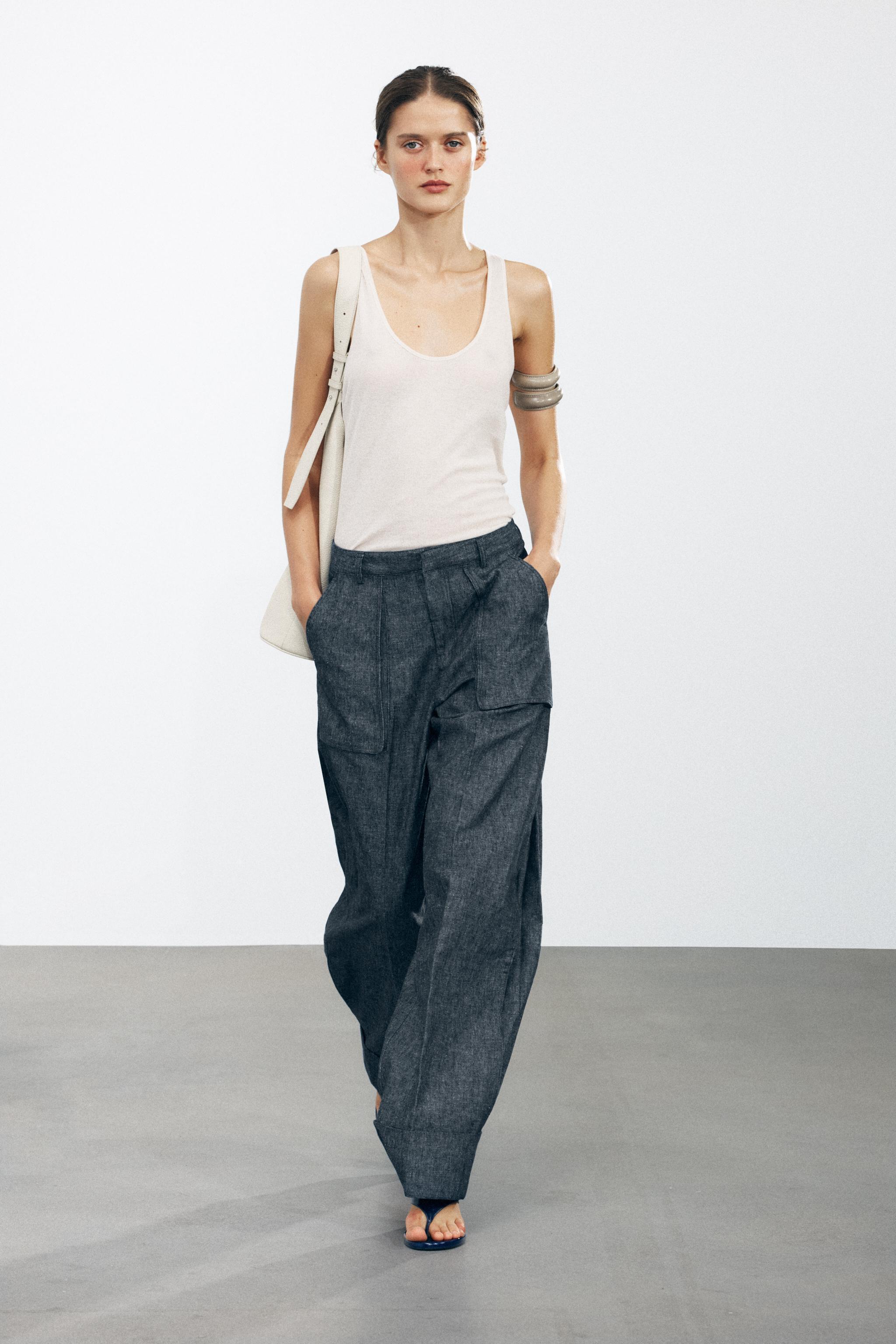 Zw Collection Linen Trousers