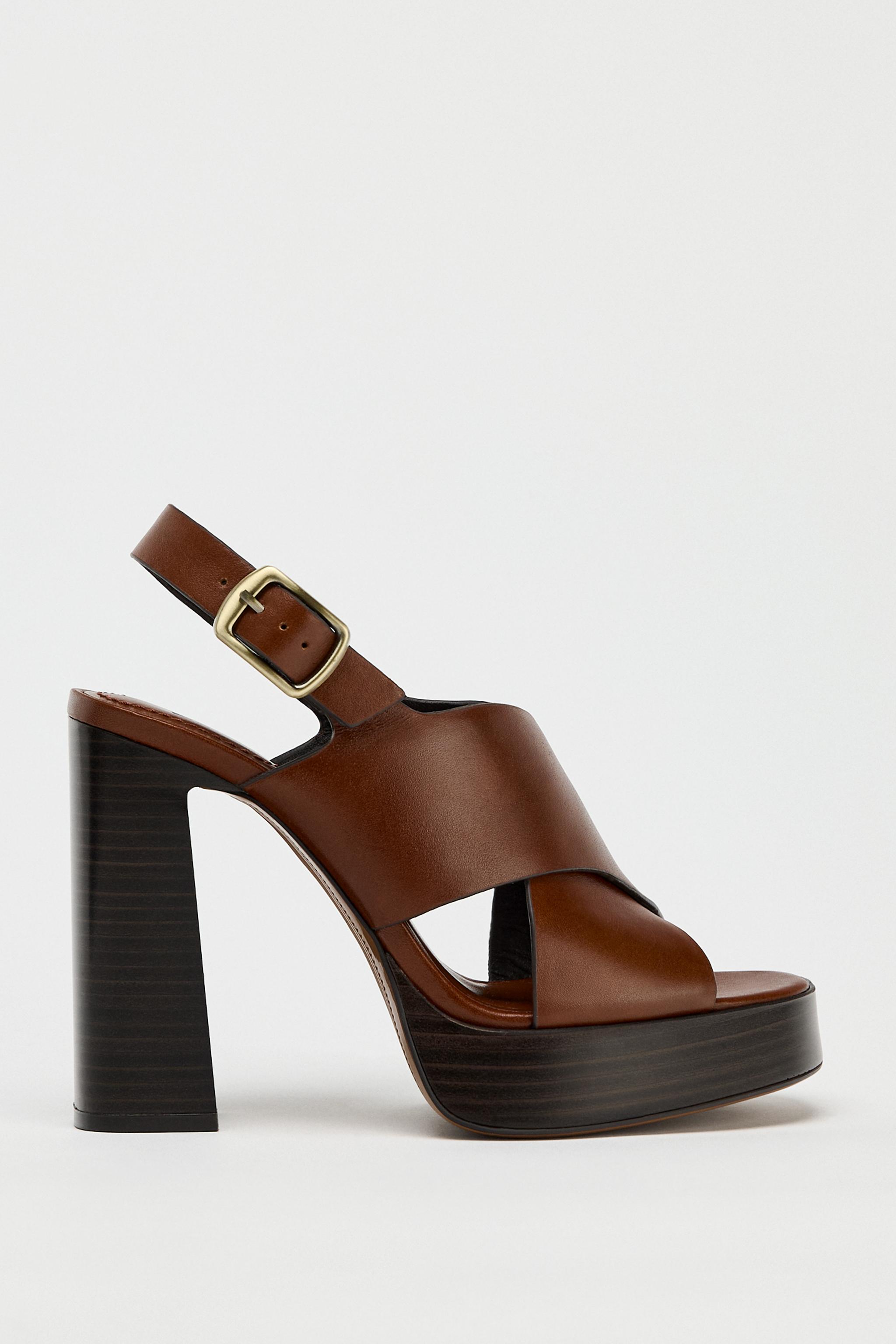 Leather Heeled Sandals