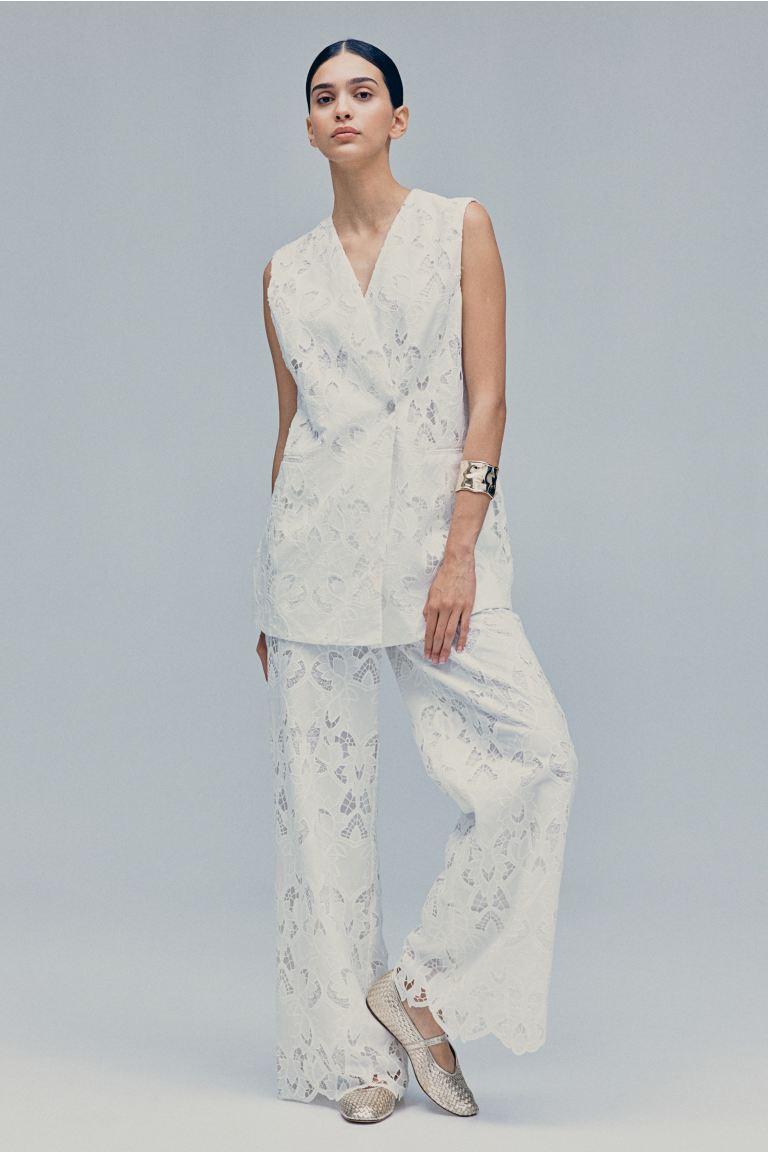 Broderie Anglaise Trousers