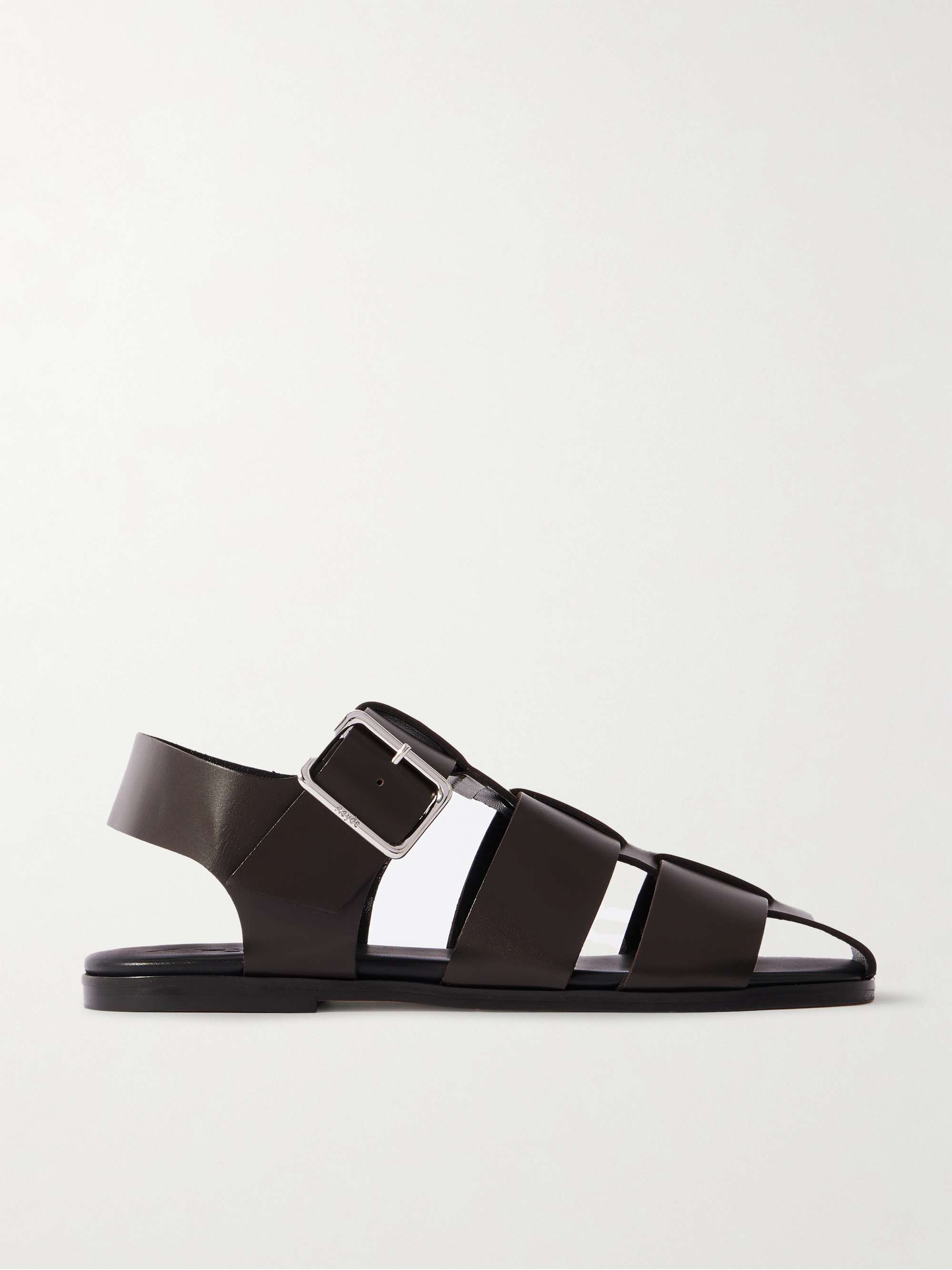Whit Leather Sandals
