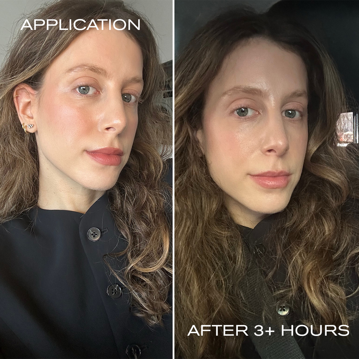 Jamie Schneider testing long-lasting lip liners