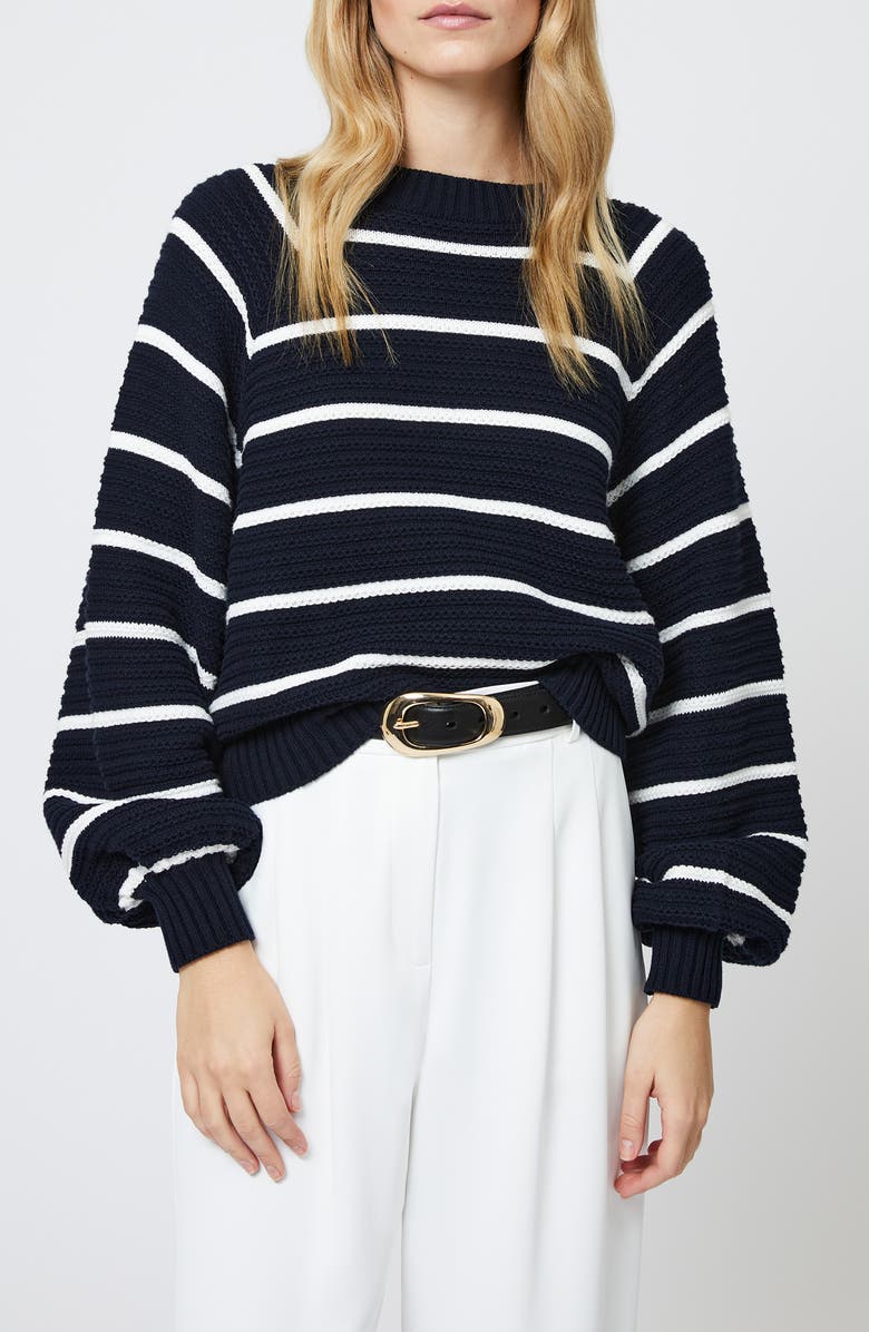 Lily Mozart Stripe Cotton Sweater