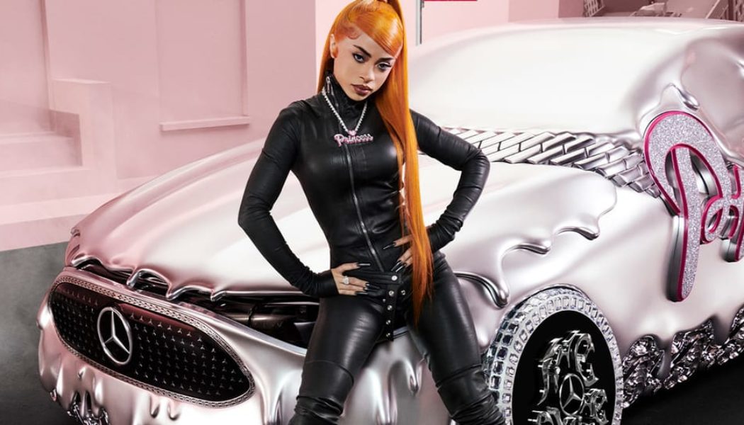 Ice Spice Turned the Mercedes-Benz CLA Into a Molten Chrome Princess-Mobile