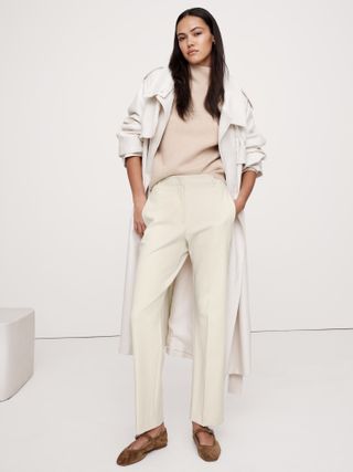 Banana Republic, High-Rise Modern Slim Refined Ankle Pant