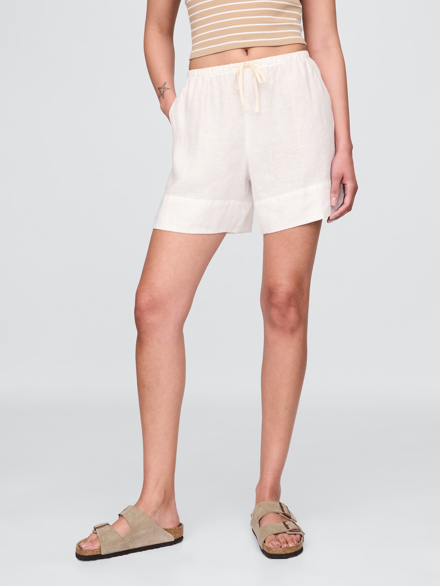 Gap, 100% Linen Easy Shorts