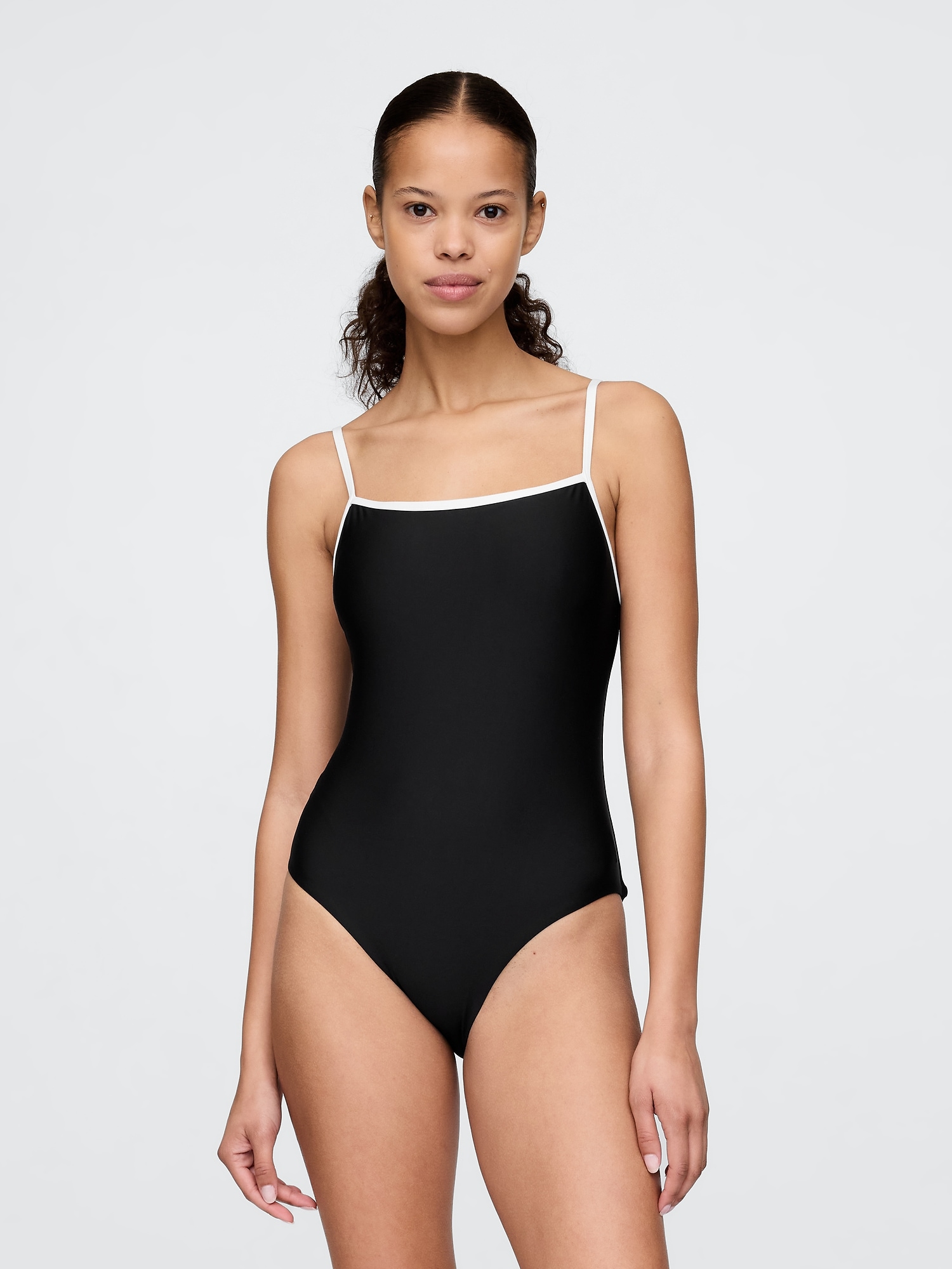 Gap, Square-Neck One-Piece Swimsuit