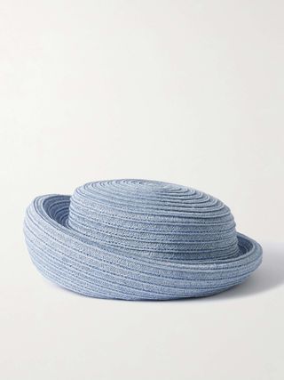 Laura Straw Pillbox Hat