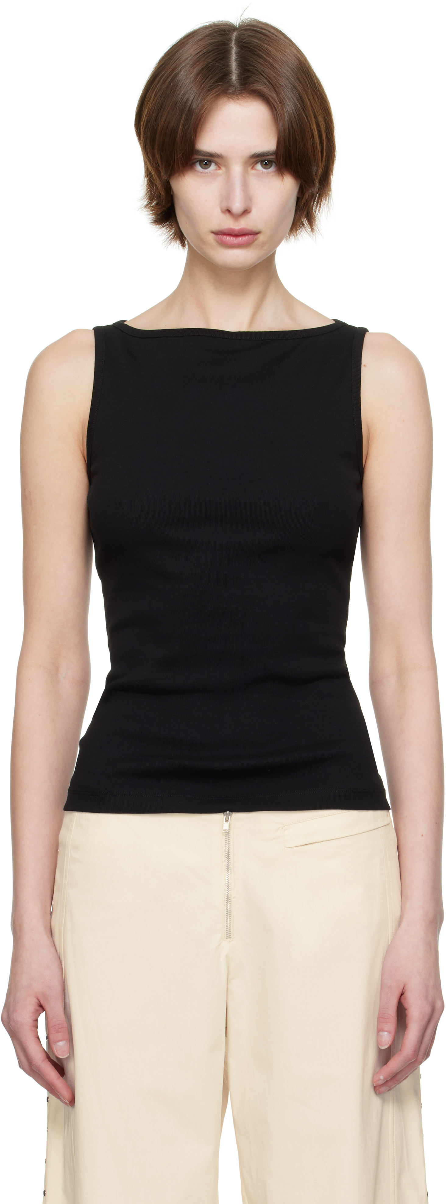 Black Timmi Tank Top