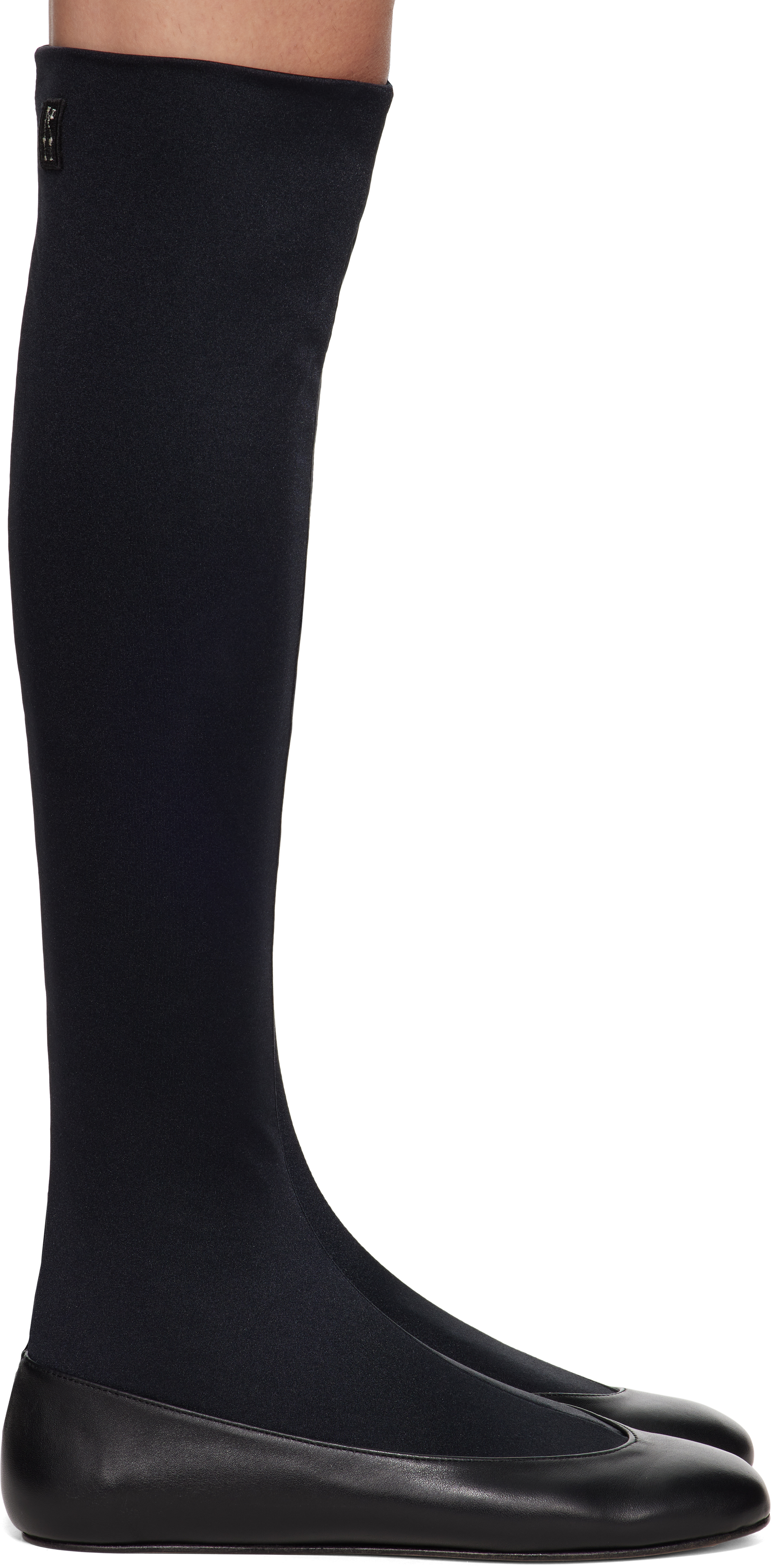 Black Proxima Long Ballerina Flats