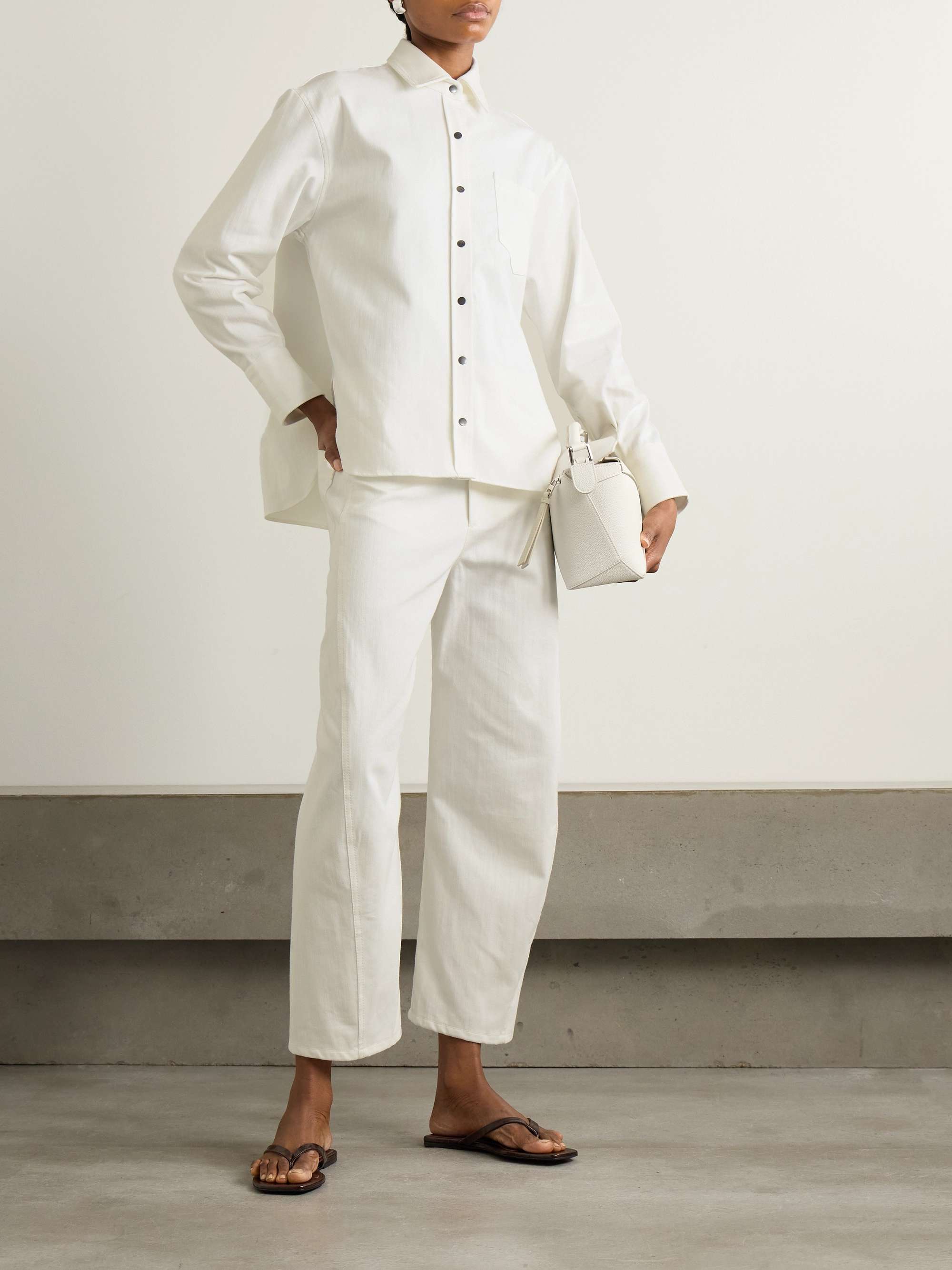 Oversized Organic Cotton-Twill Shirt