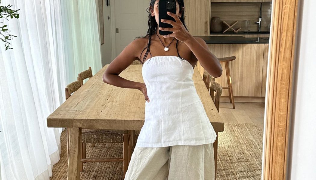 I'm Getting a Little Bored With White T-Shirts—This is the Easy and Elegant Top I'm Wearing Instead