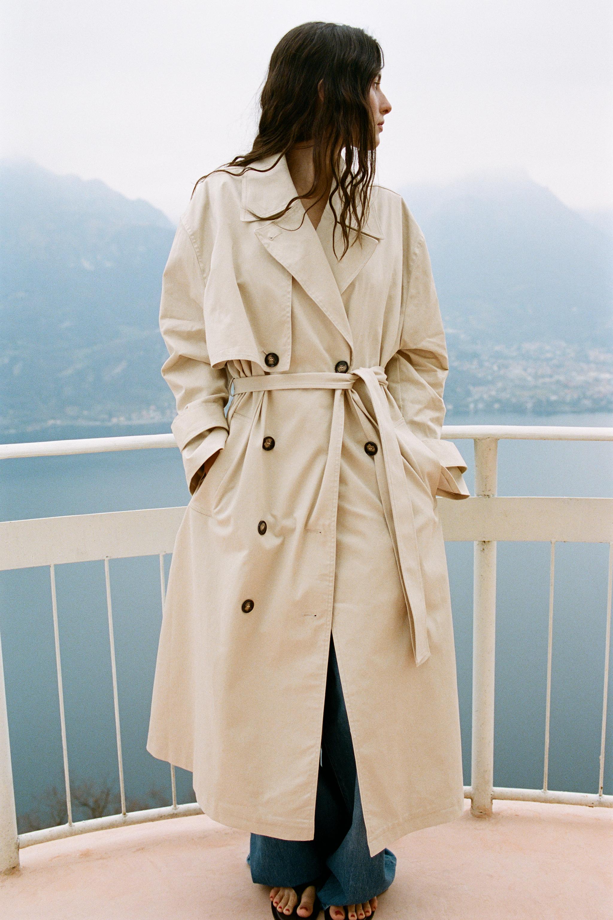 Long Oversized Trench Coat