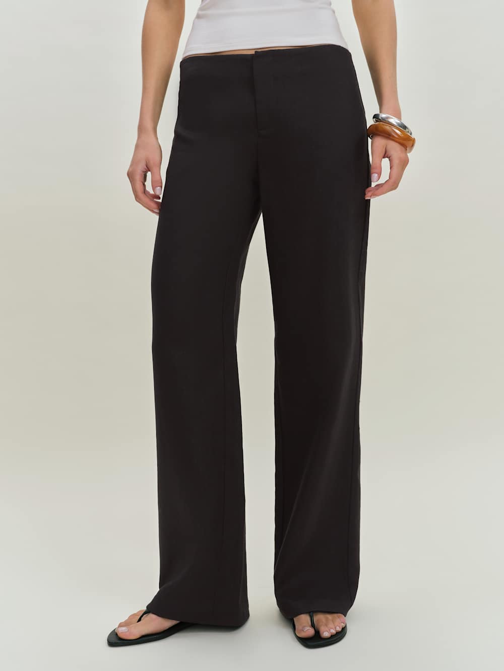 Vida Linen Low Rise Pant