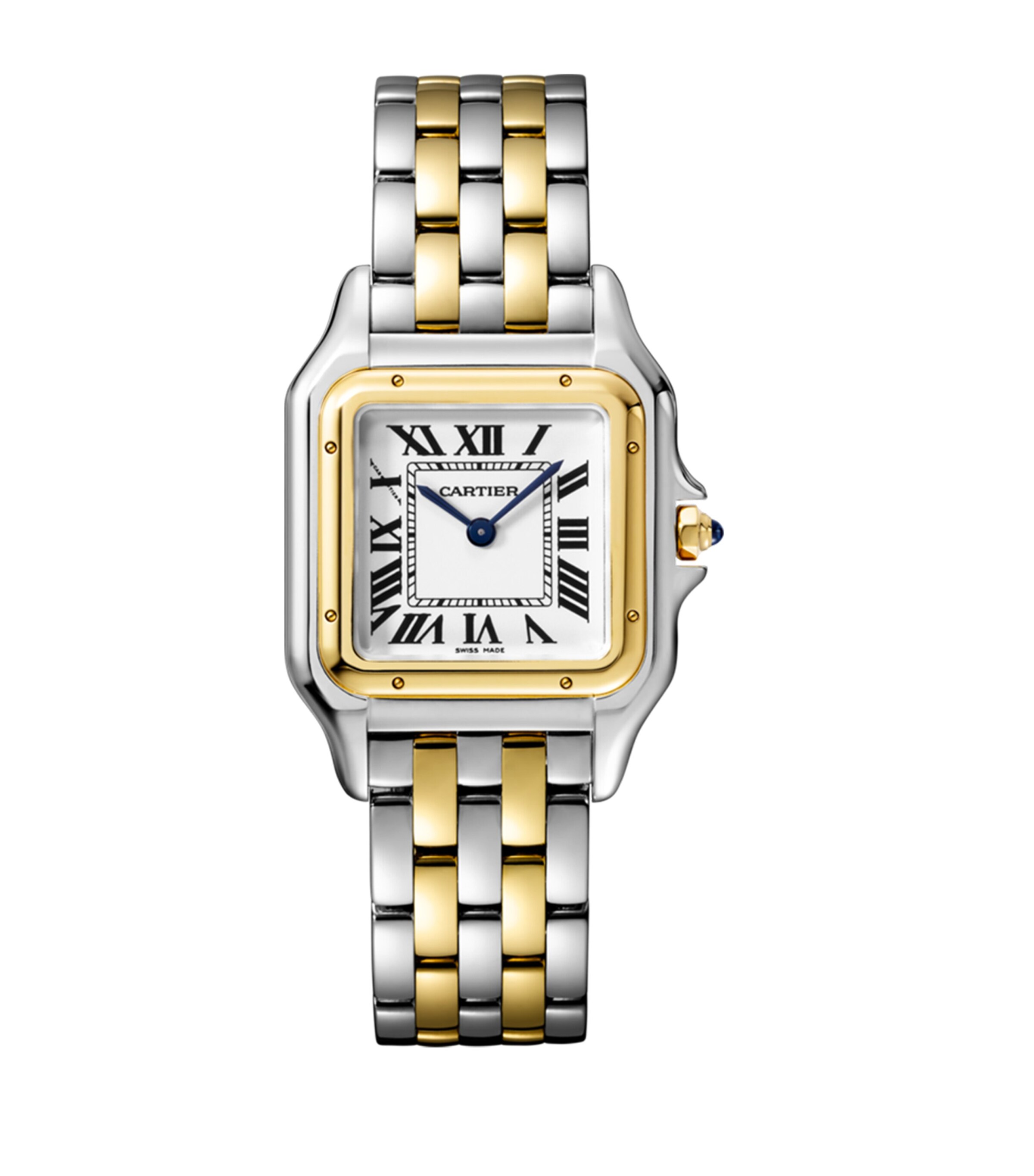 Medium Yellow Gold and Stainless Steel Panthère De Cartier Watch 27mm