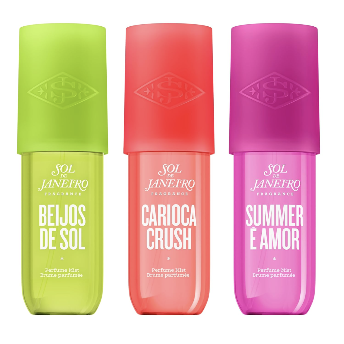 Sol De Janeiro Limited Edition Perfume Mist Bundle - Beijos De Sol, Carioca Crush, & Summer é Amor 90 Ml - Amazon Exclusive