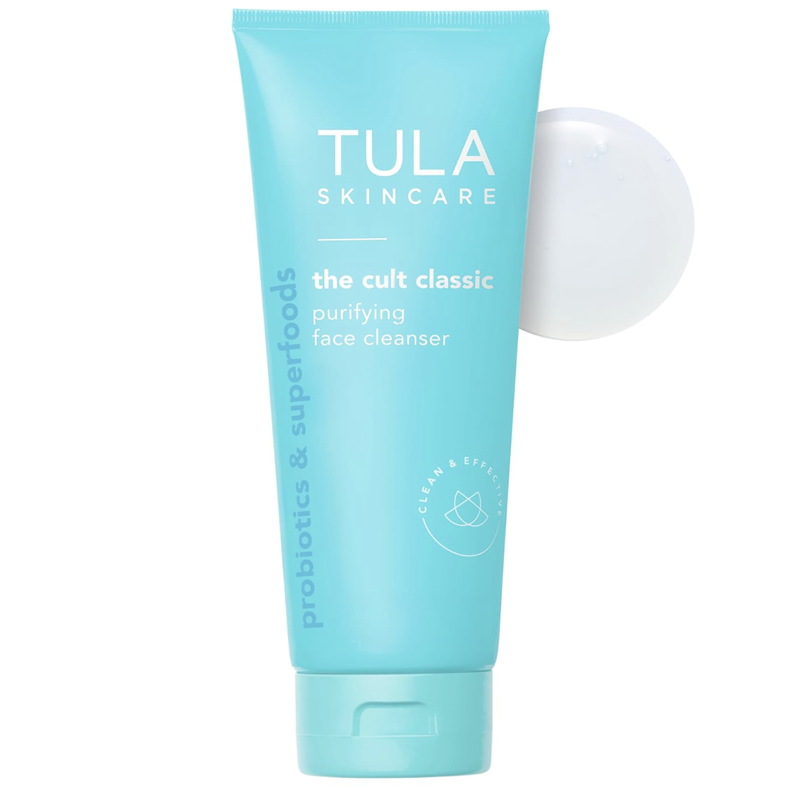 Tula Skin Care Cult Classic Purifying Face Cleanser - Supersize, Gentle and Effective Face Wash, Makeup Remover, Nourishing and Hydrating, 6.7 Oz.