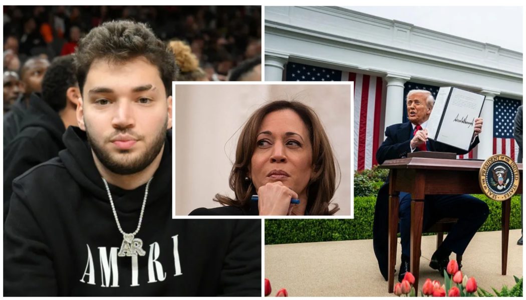 MAGA Fan Adin Ross Complains After Losing 8 Figures Because of Donald Trump's Stupid Tariffs, Cries For Kamala Harris To Come Back