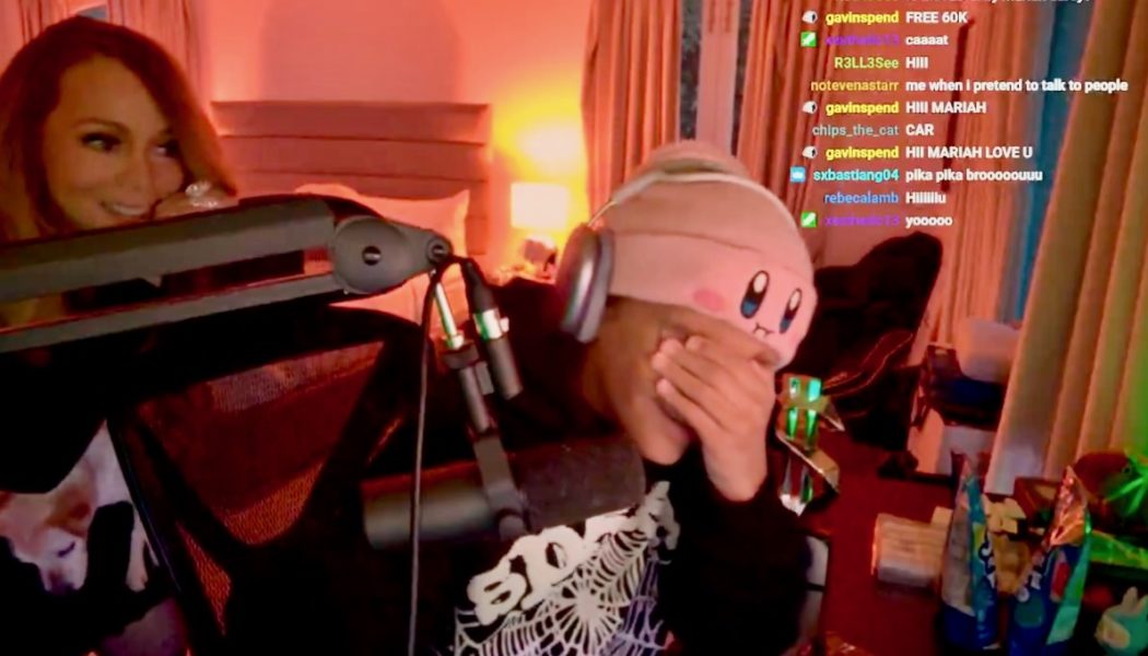 Mariah Carey mortifies teenage son by crashing his Twitch stream