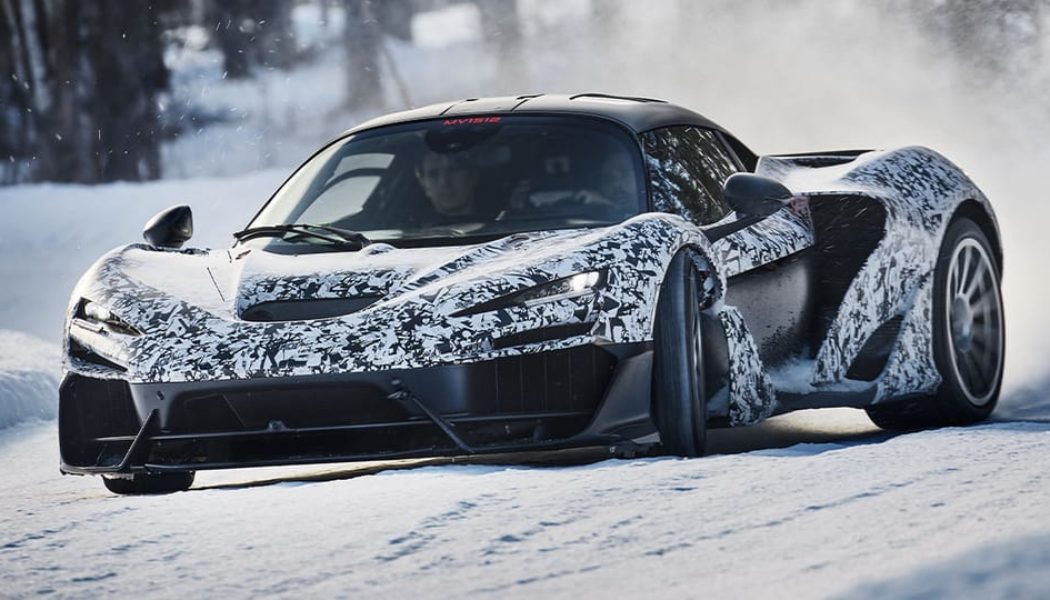 McLaren W1 Conquers Arctic Testing