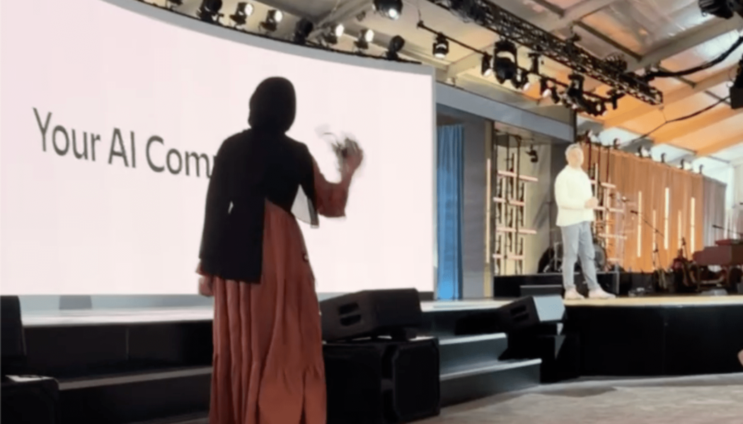 Microsoft employee disrupts 50th anniversary and calls AI boss ‘war profiteer’