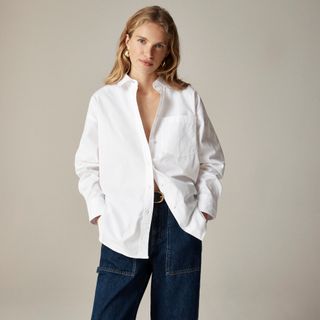 jcrew, Étienne Oversized Shirt in Lightweight Oxford