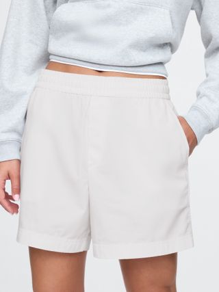 Gap, Organic Cotton Striped Poplin Shorts