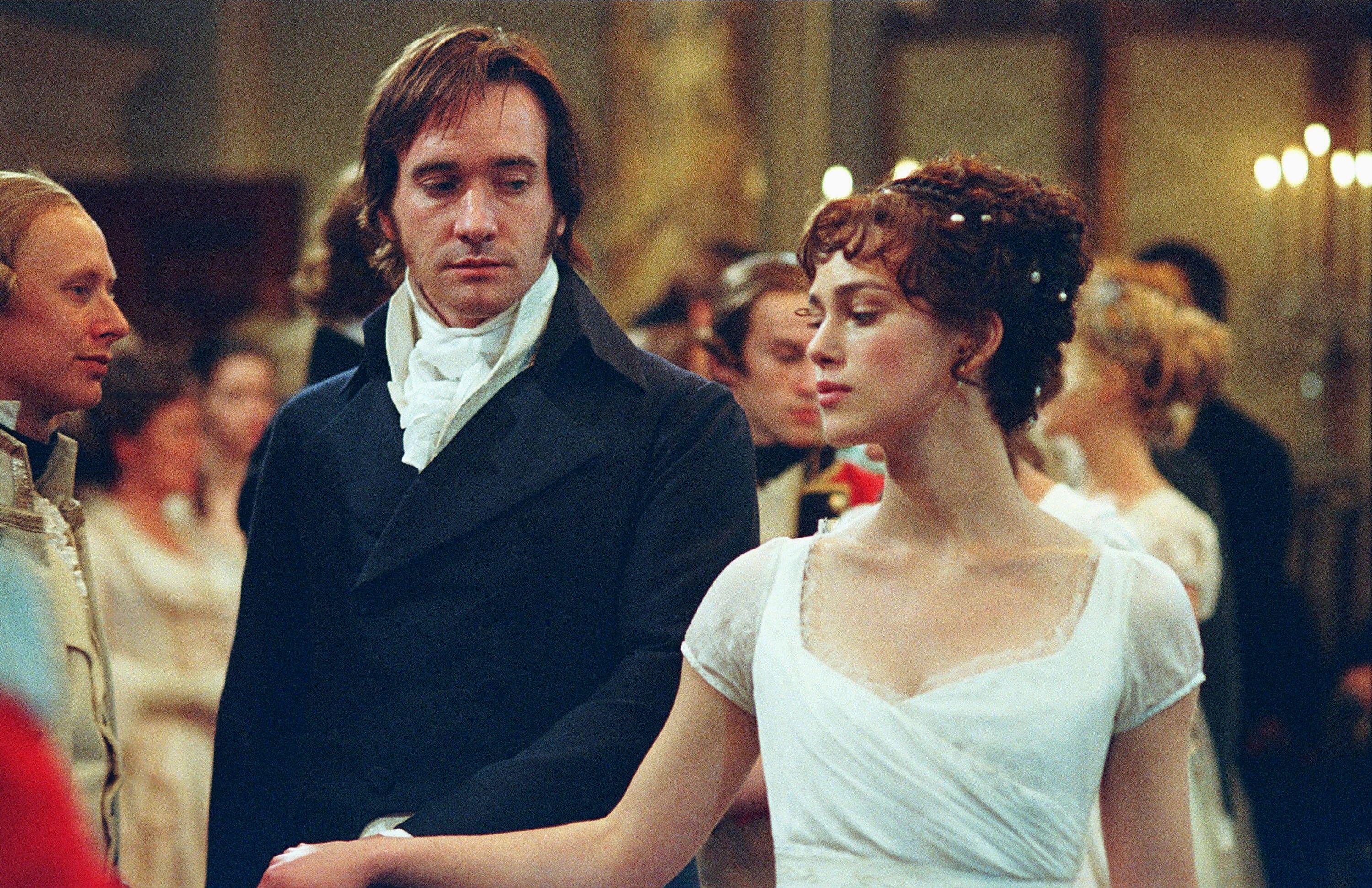 Keira Knightley acting in Pride and Prejudice