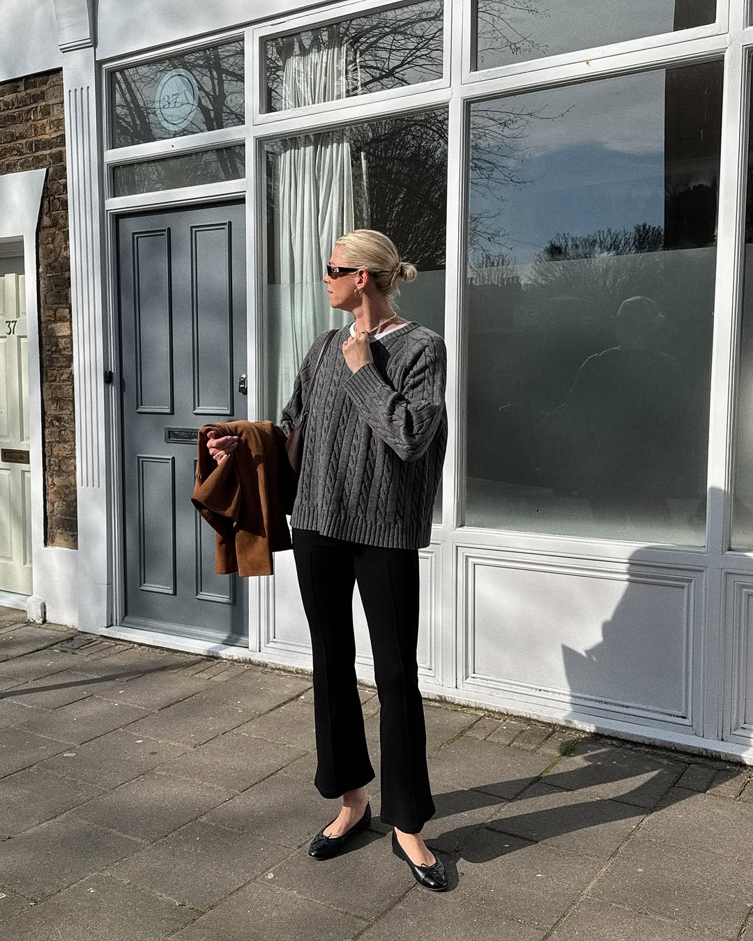 @lindseyholland_ wearing kick-flare pants