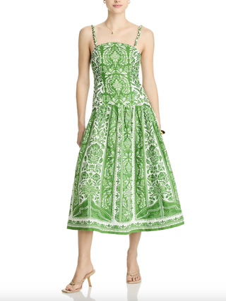 Delicate Tapestry Midi Dress