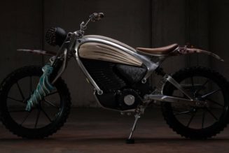 Royal Enfield's Flying Flea Debuts 'Motototem' Art Bike by Mattia Biagi