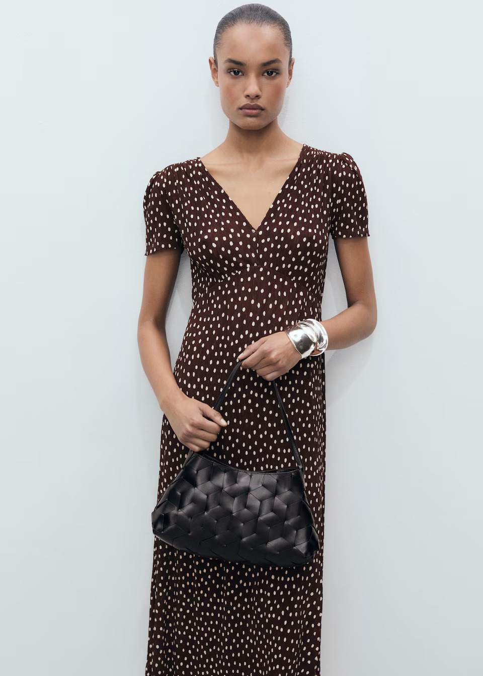 MANGO, Printed Midi Dress - Women | Mango United Kingdom