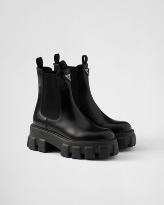 Monolith Brushed Leather Chelsea Boots