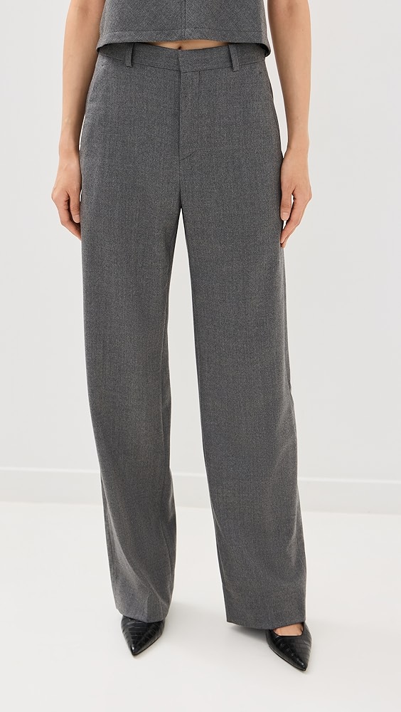 Wardrobe.nyc Straight Leg Trousers