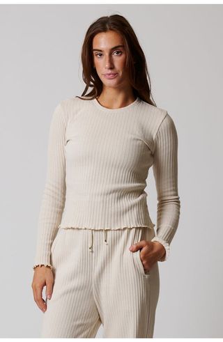 Cotton Rib Long Sleeve