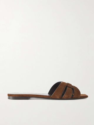 Tribute Woven Suede Slides