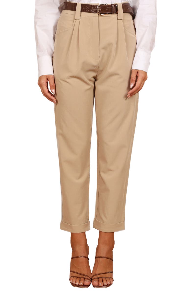 Lexie High Waist Ankle Straight Leg Pants