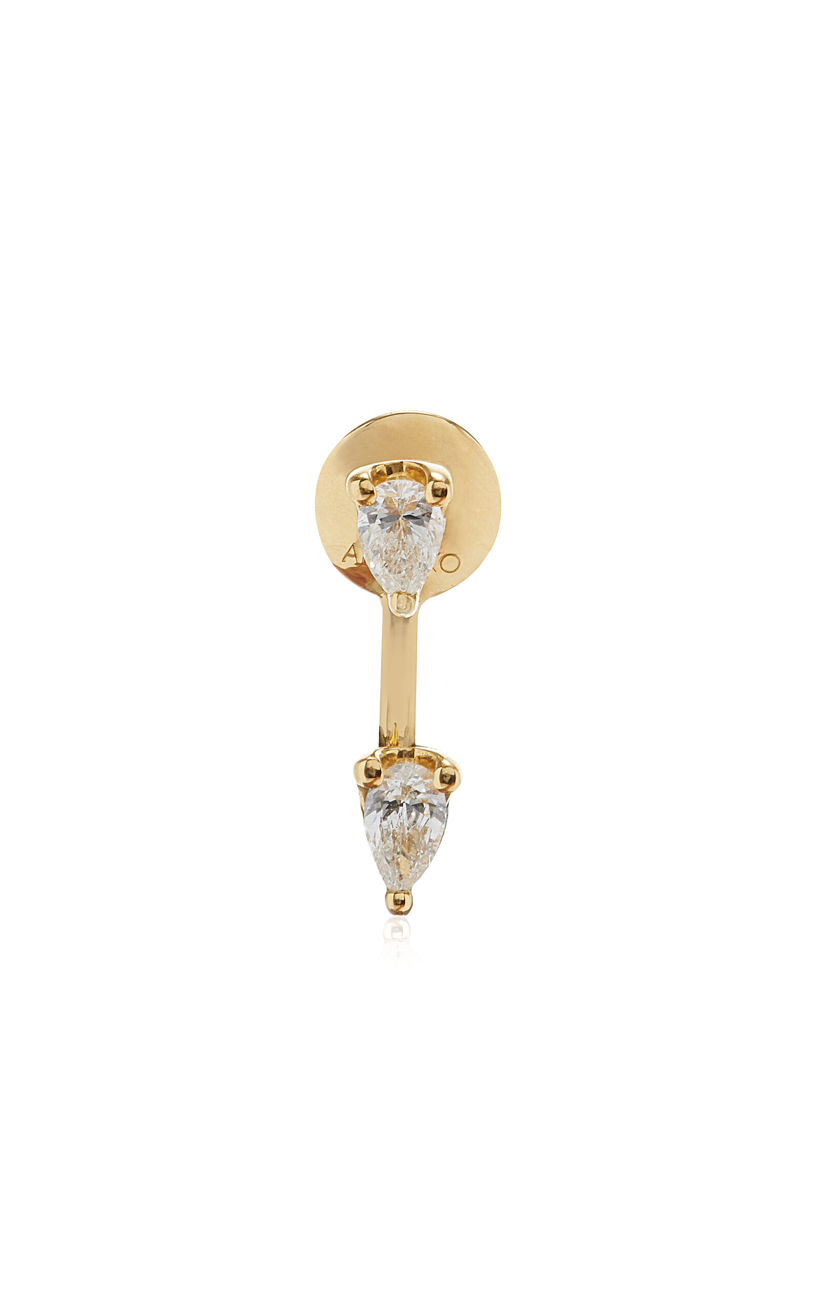 Orbit 18k Yellow Gold Diamond Single Earring