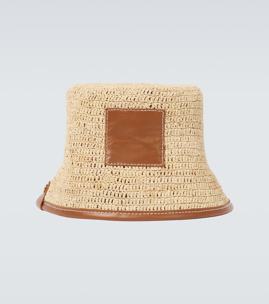 Le Bob Soli Raffia Bucket Hat