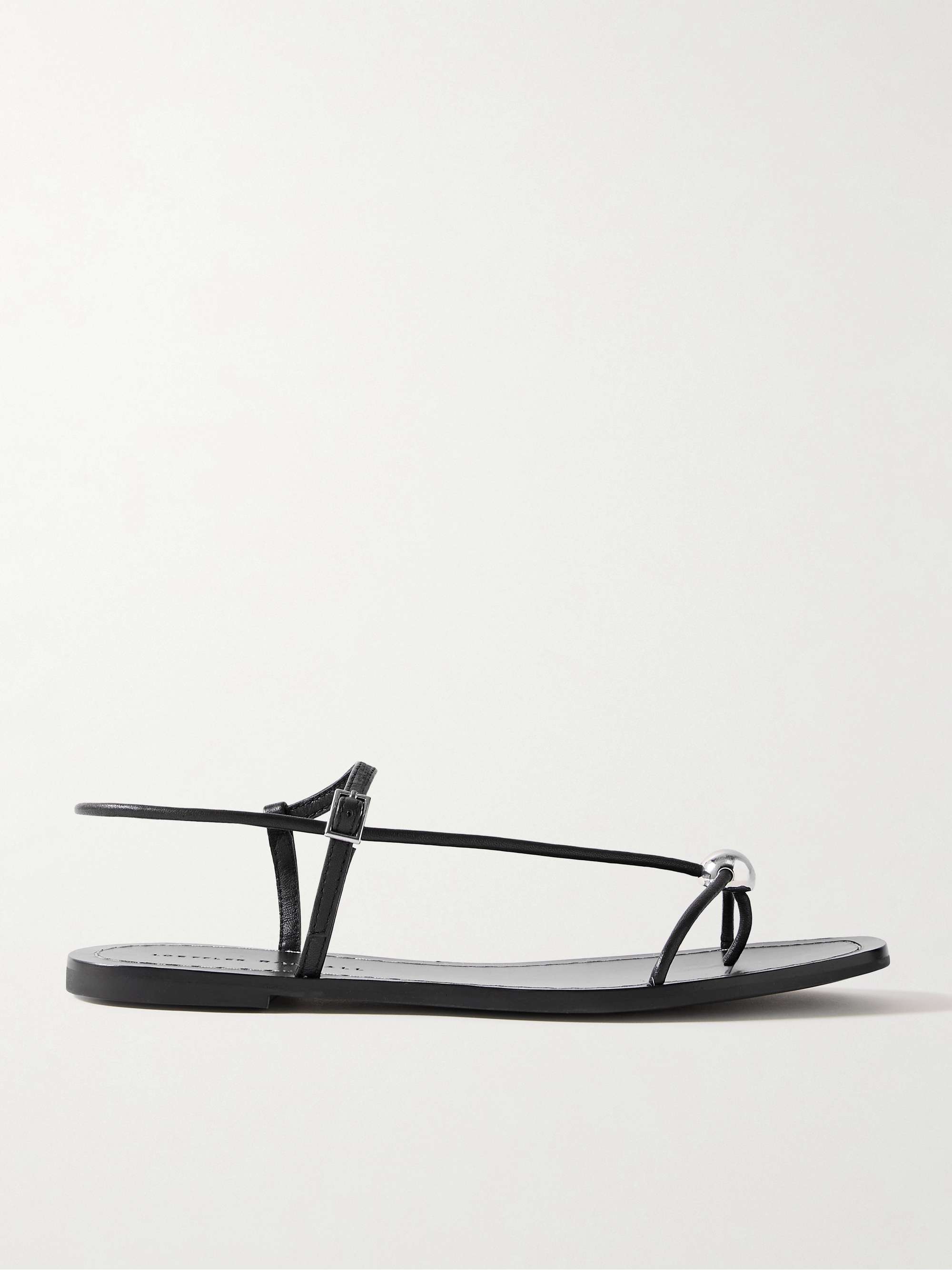 Lara Embellished Leather Sandals