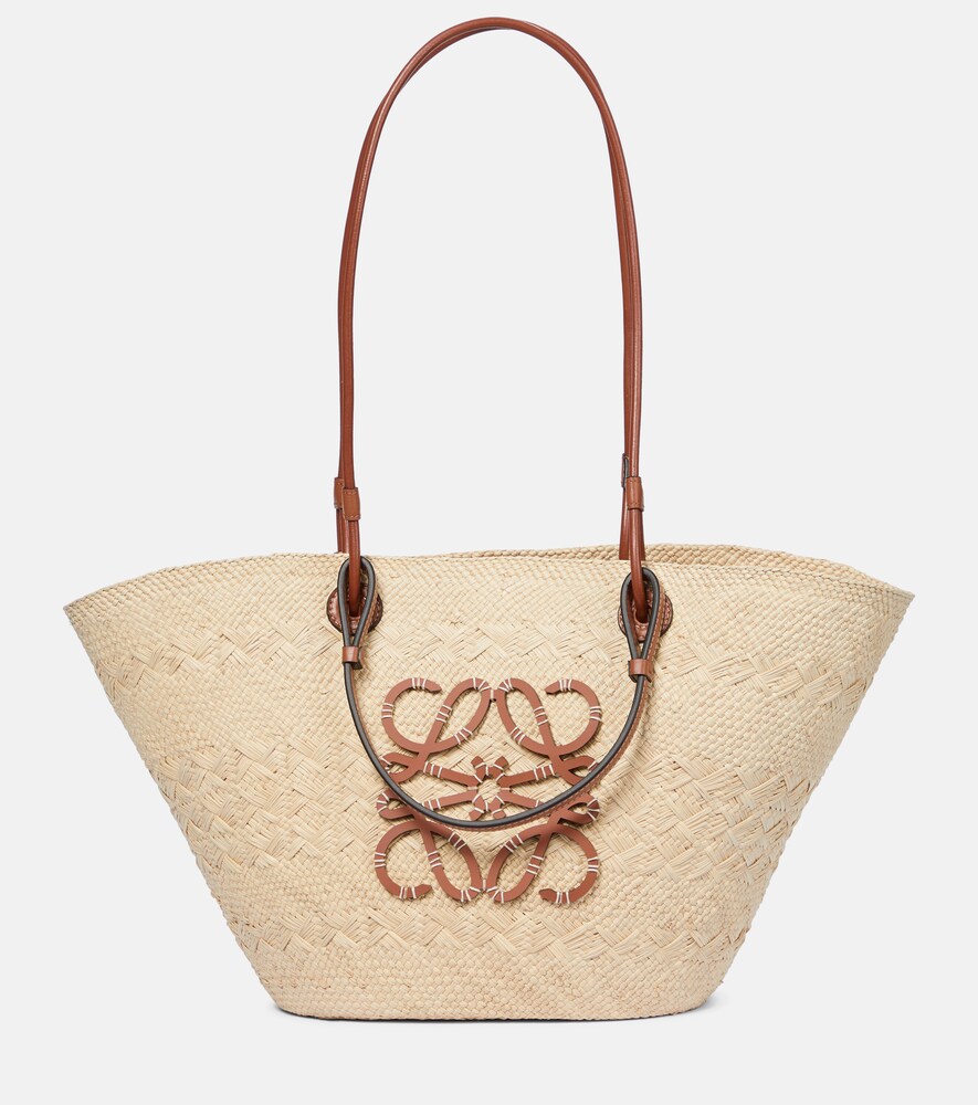 Paulas Ibiza Anagram Basket Bag
