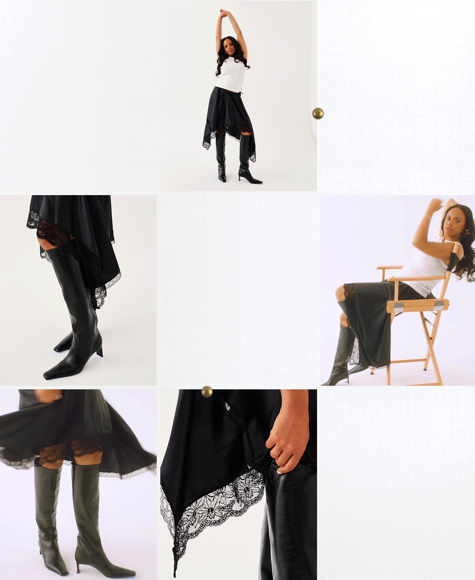 Who What Wear The Great Try On Lace Slip Skirts