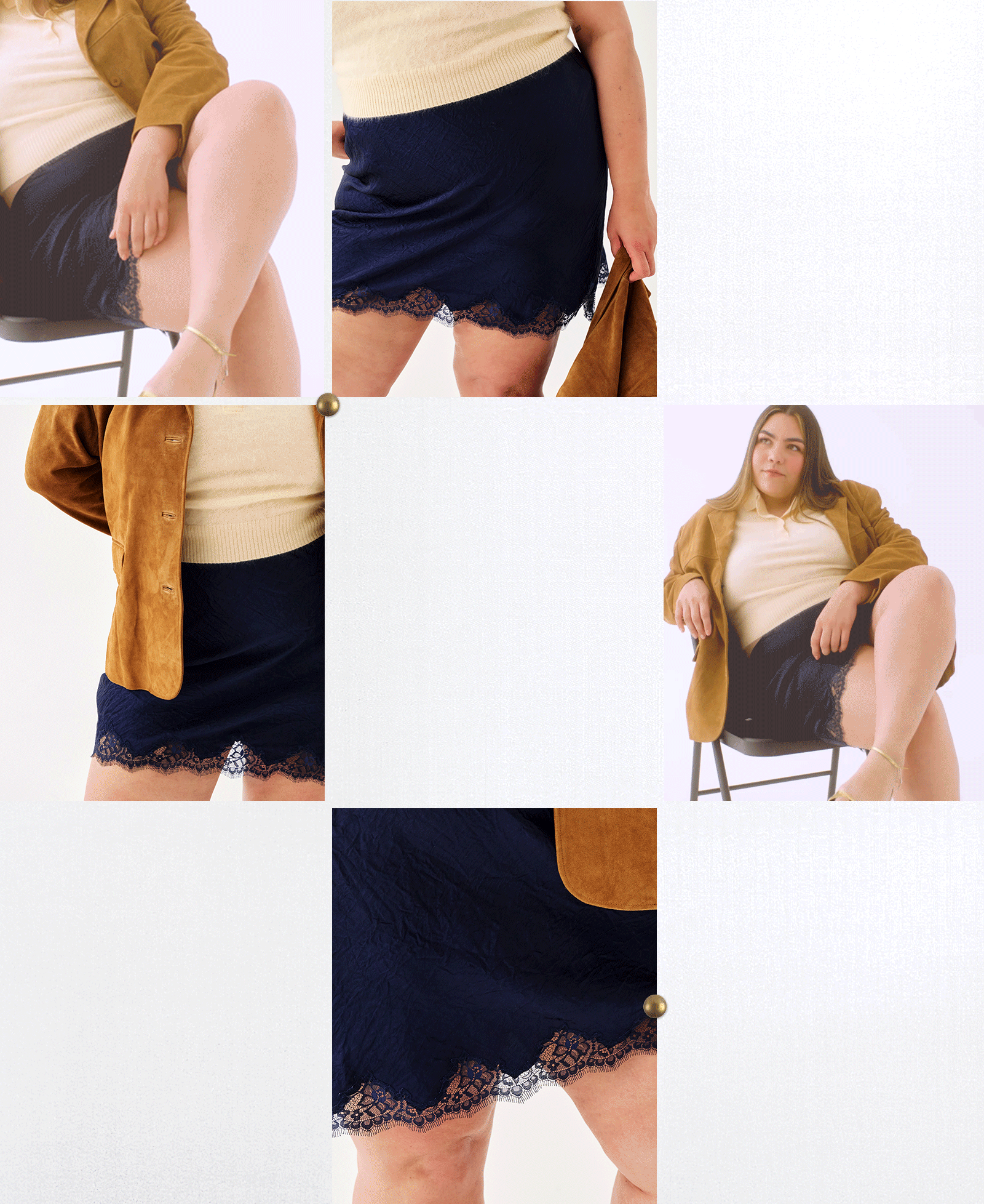 Who What Wear The Great Try On Lace Slip Skirts